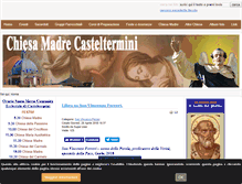 Tablet Screenshot of chiesamadrecasteltermini.it